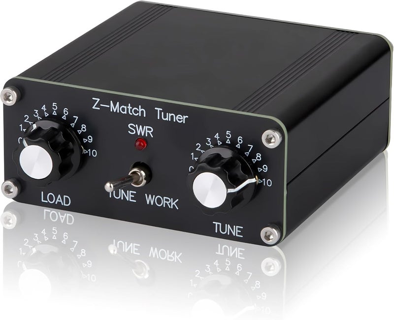 DmgicPro QRP Manual Antenna Tuner Z-Match 3-28MHz for Ham Radio CW, 5W Z-Match Tuner with BNC, Adjust Impedance Matching - Image 1